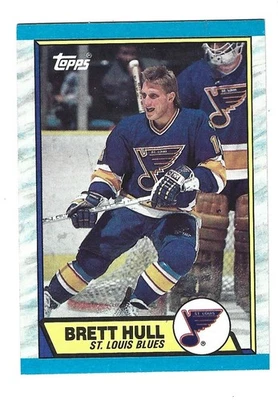 1989/90 托普斯曲棍球 - Brett Hull #186 — 第 1/2 张图片