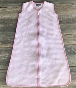 Molis & Co Organic Cotton Pink Baby Sleep Sack Size Large Wearable Blanket - Picture 1 of 5