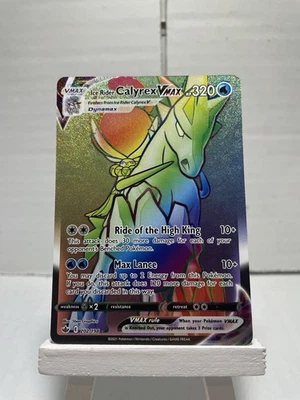 Ice Rider Calyrex VMAX (Secret) 202/198 Swsh06: Sword & Shield - Chilling Reign - Image 1 of 2