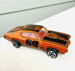 Vintage 1970s Zee Toys Zylmex P391 Orange 1969 Pontiac GTO 1/64 Diecast #69 - Picture 1 of 7