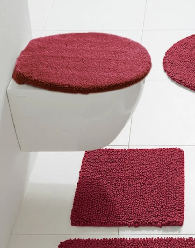 WC-Set rot 45 x 50 cm HEINE Badgarnitur 2tlg. + 47x50 cm (10) UVP: 34,99€ 9.9134 - Bild 1 von 1