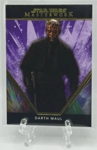 Darth Maul 2024 Topps Star Wars Masterwork The Phantom Menace #2 Purple /50! - Picture 1 of 2