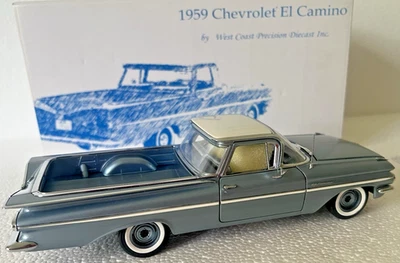 West Coast Precision Diecast 1959 Chevy EL CAMINO Frosty Blue WCPD READ DESCRIPT - Image 1 of 4
