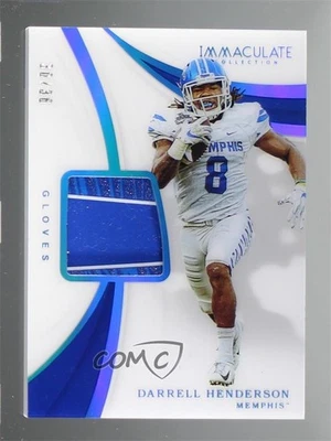 2019 Panini Immaculate Collegiate Gloves Prime /36 Darrell Henderson Rookie RC - Image 1 of 2