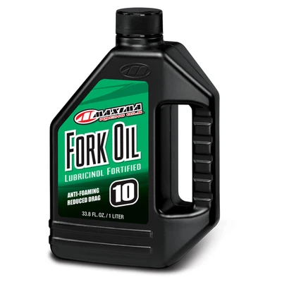 Maxima Fork Oil 10W 1 Litre 1L SAE10 Fortified Motorcycle Fluid - Image 1 of 4