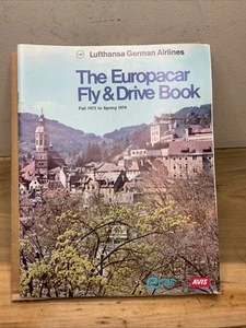 1974 Europacar Fly & Drive Booklet Holiday Tours Lufthansa Airlines B40 - Picture 1 of 11