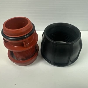 3x Philmac 50mm x 2" Rural Nut Conversion Assembly Irrigation Poly pipe Joiner - Foto 1 di 8