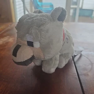 Mojang Jinx Minecraft Plush Gray Baby Wolf 2017 9" - Picture 1 of 4