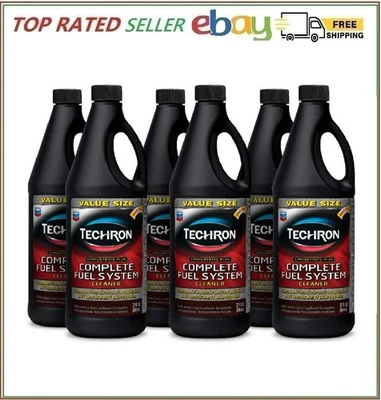 Chevron Techron Concentrate Plus Fuel System Cleaner 32 oz Pack of 6 - Image 1 of 4