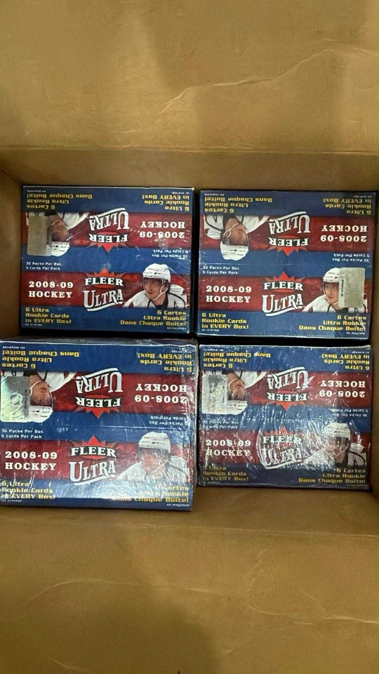2008-09 Upper Deck Fleer Ultra Retail Box Hockey Factory Sealed RARE! - Image 1 of 1