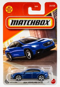 2025 Matchbox #31 2024 Subaru WRX S4 STI SAPPHIRE BLUE METALLIC | FSC - Picture 1 of 1