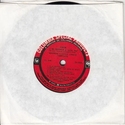 Norman Luboff Choir -Sampler from J W Pepper 7" 33  EP — 第 1/4 张图片