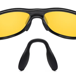 Kit de Goma Negro hdhut Repuesto Pieza Nariz Almohadillas para Oakley Crossrange - Imagen 1 de 4