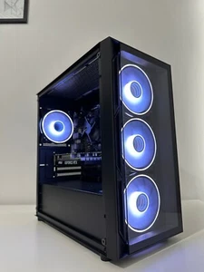 Intel i7 Gaming PC NVIDIA RTX 3050 16GB RAM 1TB SSD Windows 11 WiFi Black - Picture 1 of 14