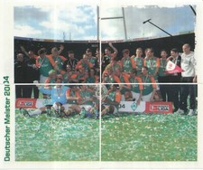 1-2-3-4 GERMAN CHAMPION 2004 # WERDER BREMEN 4 STICKER PANINI FOOTBALL 2005