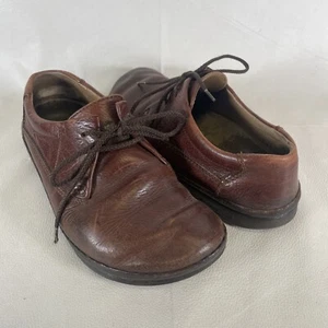 Birkenstock Brown Leather Oxford Loafers 39 (US 8/8.5) Reddish/Brown. - Picture 1 of 11