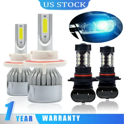 (2) 9006 Ice Blue 8000K Kit de luces antiniebla LED para Dodge Durango 2007 2008 2009 Foto 1 de 4