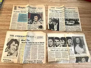 ELVIS PRESLEY DEATH COVERAGE -VINTAGE AUGUST 17, 1977- MEMPHIS PRESS-SCIMITAR - Picture 1 of 5