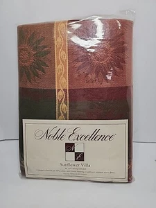 Noble Excellence Table Cloth Sunflower Villa 60"×84" Nip - Picture 1 of 6
