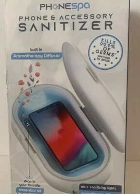 PhoneSpa Phone And Accessory Sanitizer, Aromatherapy Diffuser - Image 1 of 4