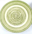Vintage Max Schonfeld El Verde Dinner Plate Green Spiral Design Ironstone 10"