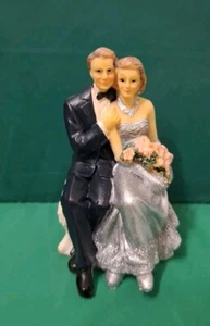 Dekofigur Hochzeitspaar Silberhochzeit Hochzeitstag - Bild 1 von 8