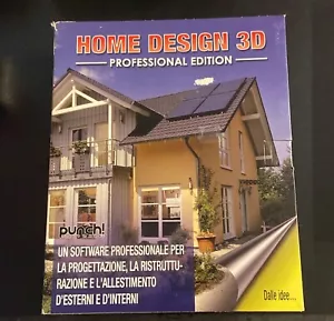 SOFTWARE HOME DESIGN 3D PROFESSIONAL EDITION PUNCH AVANQUEST New - Picture 1 of 2