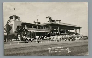 RPPC Hippodrom El Hipodrome Rennstrecke TIJUANA BC Mexiko Echt Foto Postkarte - Bild 1 von 2