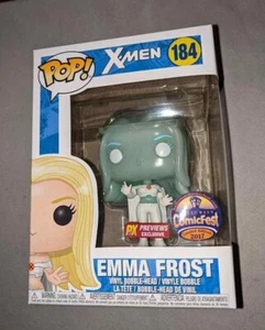Funko POP! Figura de héroes exclusiva de Marvel X-Men EMMA FROST 184 2017 ComicFest - Imagen 1 de 6