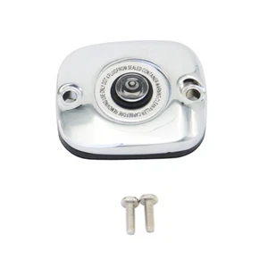 Front Motorcycle Brake Master Cylinder Cover For Harley Softail Touring Trike - Picture 1 of 9