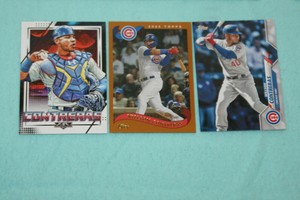 WILLSON CONTRERAS LOT OF 3 2020 FIRE #10 ARCHIVES #232 TOPPS #665 CHICAGO CUBS