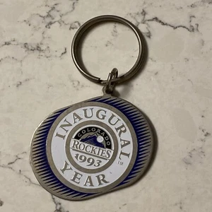 Colorado Rockies Keychain Est. 1993 Coors Field MLB CRT Baseball - Picture 1 of 4