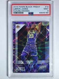 2019 Black Lebron James #10 FUTURE FRAMES Prizm /99 - PSA 9 (POP 3) - Picture 1 of 3