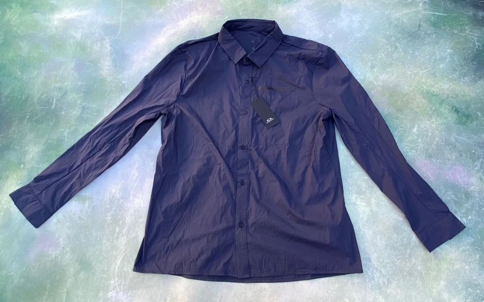 Oakley Custom Fit Men's FATHOM Long Sleeve Utility Nylon Shirt Size XXL.