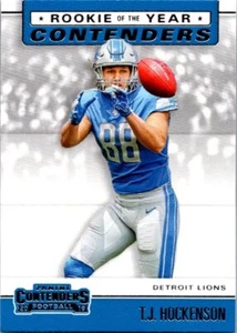 2019 Panini Contenders Rookie of the Year Contenders #19 T.J. Hockenson Insert - Picture 1 of 2