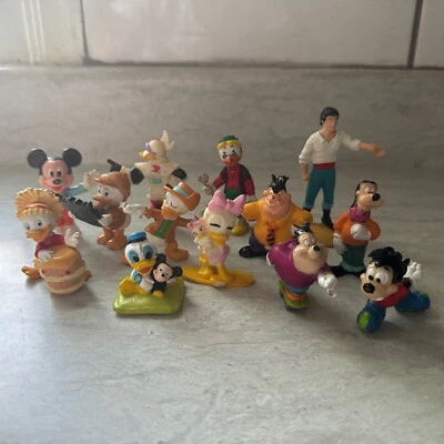 Vintage Disney PVC Figure Lot Talespin Duck Tales Goof Troop Mickey Donald Duck - Image 1 of 4