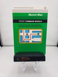 TI-99/4a Munch Man Game & Manual PHM 3057 - Tested - Foto 1 di 11