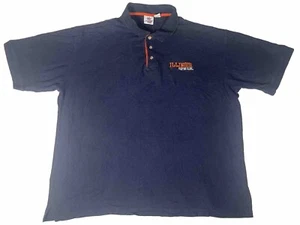 Vintage League City University of Illinois 2XL Poloshirt Fighting Illini! Golf - Bild 1 von 7