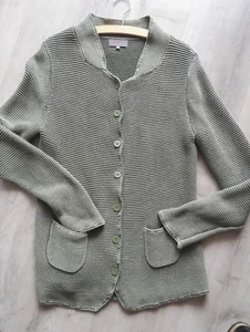 Lieblingsstück Strickjacke Gr. 38, Grüngrau oder helles Schilfgrün - Bild 1 von 10