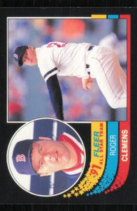 1991 Fleer All-Stars #10 Roger Clemens