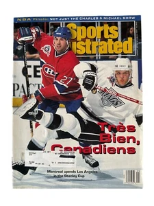 SPORTS ILLUSTRATED June 14, 1993 NBA Finals, Canadiens vs Kings NHL Cover EX+ - Picture 1 of 3