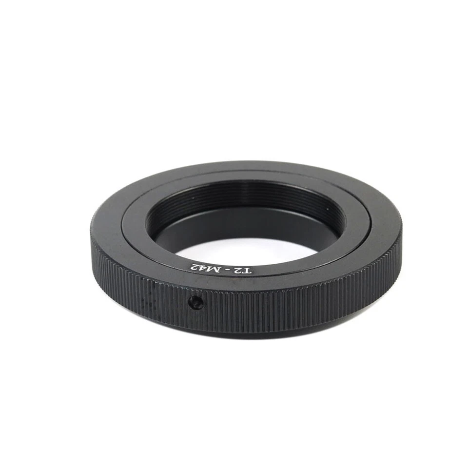 T2-M42 Lens Adapter T2 T-MOUNT Lens to M42 Screw Mount Body Adapter - Image 1 of 4