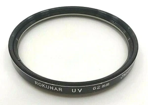 Lens Filter Rokunar UV 62mm Camera Japan Made Photography - Picture 1 of 5