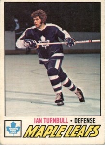 1977-78 O-PEE-CHEE HOCKEY #186 IAN TURNBULL TORONTO MAPLE LEAFS