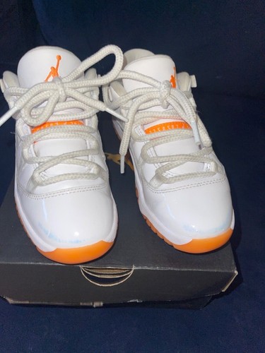 Jordan 11 retrò agrumi bassi luminosi USATI TAGLIA 1 bambino unisex AUTENTICO!