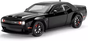 1:24 Diecast Metall Dodge Challenger SRT Demon Auto Spielzeug für Kinder (schwarz) - Bild 1 von 12