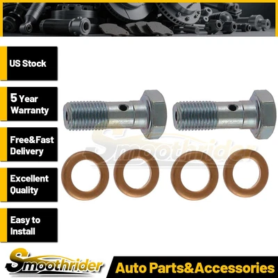 Perno de banjo hidráulico de freno trasero Carlson 2 piezas para Ford F-250 Super Duty 2013-2019 Foto 1 de 4