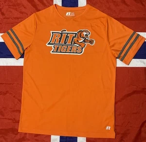 Russell Rochester Institute of Technology Tigers RIT Herren L Orange Team T-Shirt - Bild 1 von 8