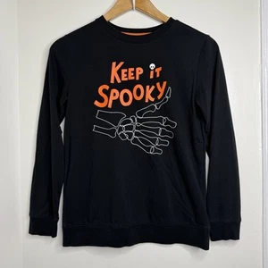 Cat & Jack Halloween Keep it Spooky Glow in the Dark Shirt Kids Size Large 12/14 - Picture 1 of 7