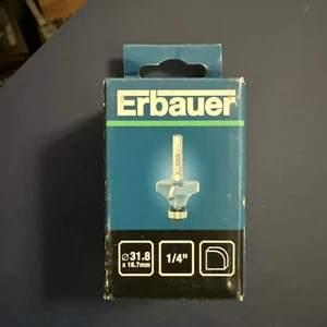 Erbauer 1/4" Schaft-Abrundbitfräser (Durchmesser) 31,8 mm x 16,7 mm - Bild 1 von 4